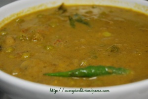greenpeas masala curry 