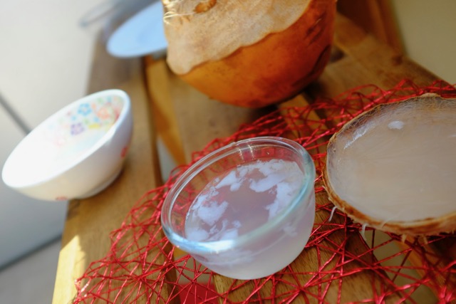 Glass Pudding/Tender Coconut Water Pudding